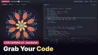 I Built a Live Code Editor You Can Grab: Live Canvas v3 (JavaScript Mandala)