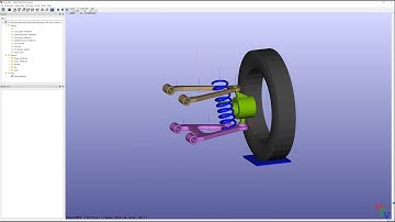 Multibody Simulation | Front suspension | MBSim Environment