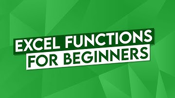 Excel Functions for Beginners for Excel 365 and earlier - SUM, AVERAGE, MIN, MAX