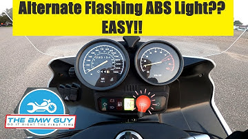 BMW Motorcycle Flashing ABS Light Diagnosis EASY DIY.