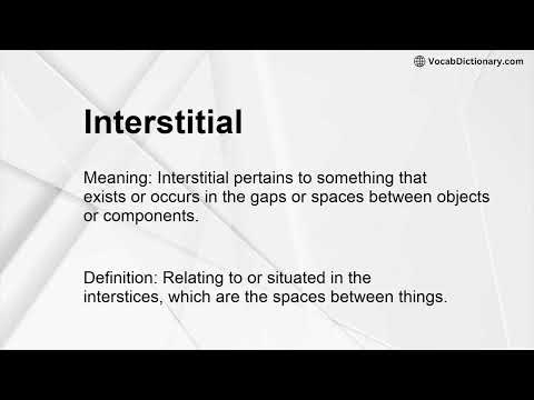 Interstitial Meaning