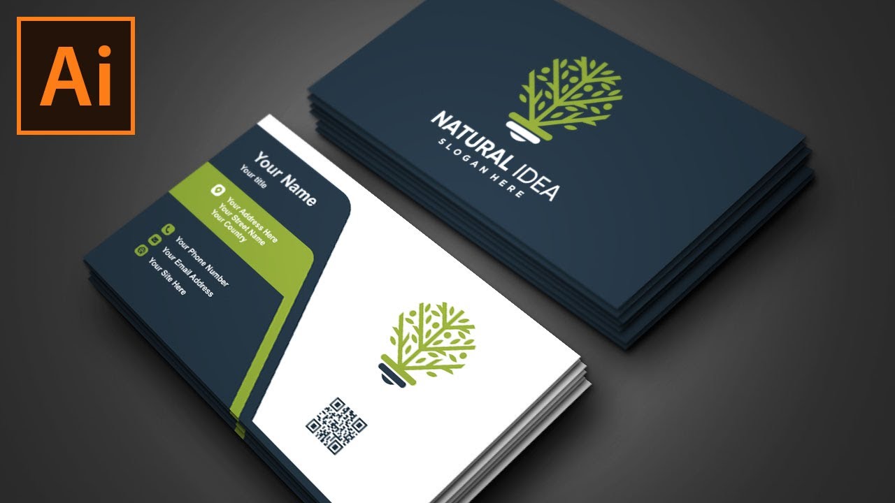 visit card design ai