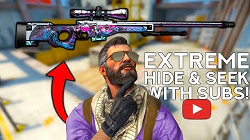 EXTREME HIDE & SEEK WITH CS:GO SKINS #3! (SUBSCRIBER EDITION)