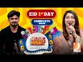 Eid special  music night with jazaib ali  dharti tv   eid 1st day