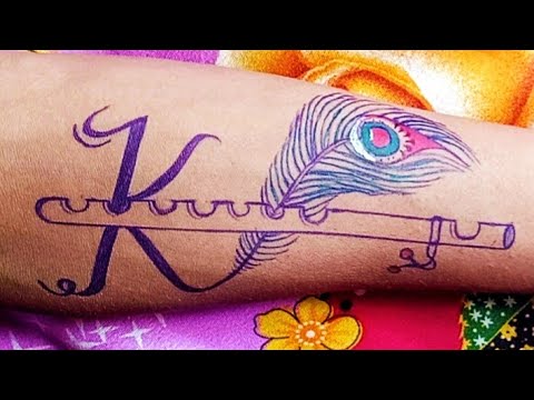 Lord Krishna Flute Tattoo