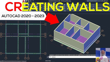Walls In Autocad Architecture 2020 - 2023 ( Episode 4 )