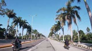 Travelling On Quiet Road To Mati City in Philippines