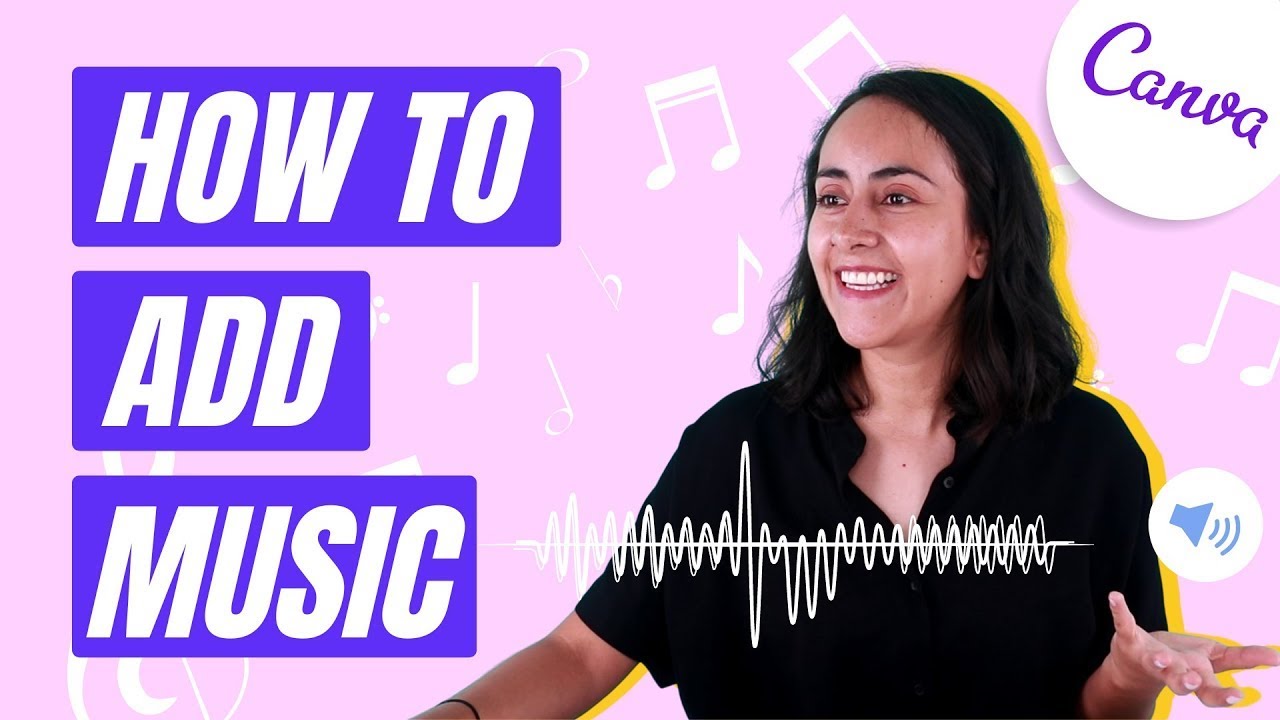 how to add music to presentation in canva