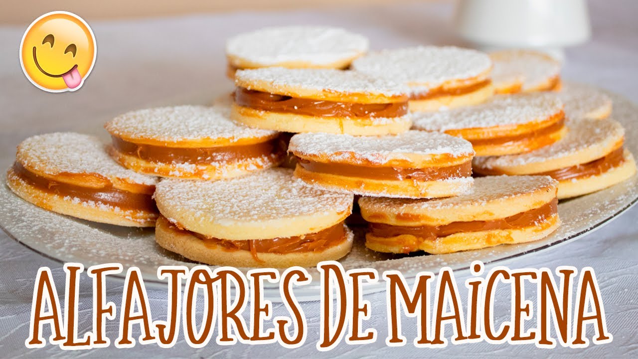 COMO HACER ALFAJORES CASEROS DE MAICENA | Victoria Abanto