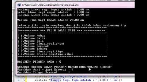 TUGAS PASCAL PROCEDURE
