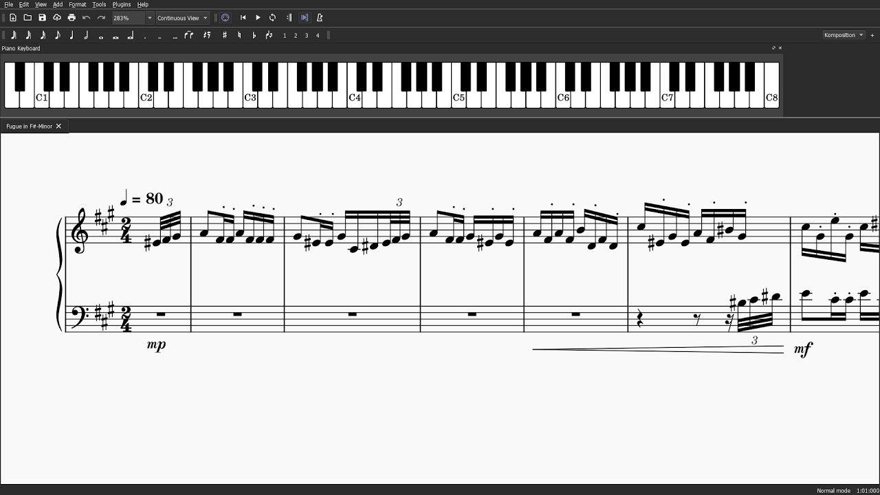 Frolic Fugue | Original Composition in F♯-Minor