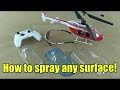 How to spray onto any surface!