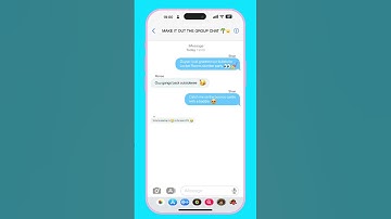 Custom iMessage Phone Text Message Group Chat Animation