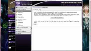 Setting Default Admin Rights for Member Levels
