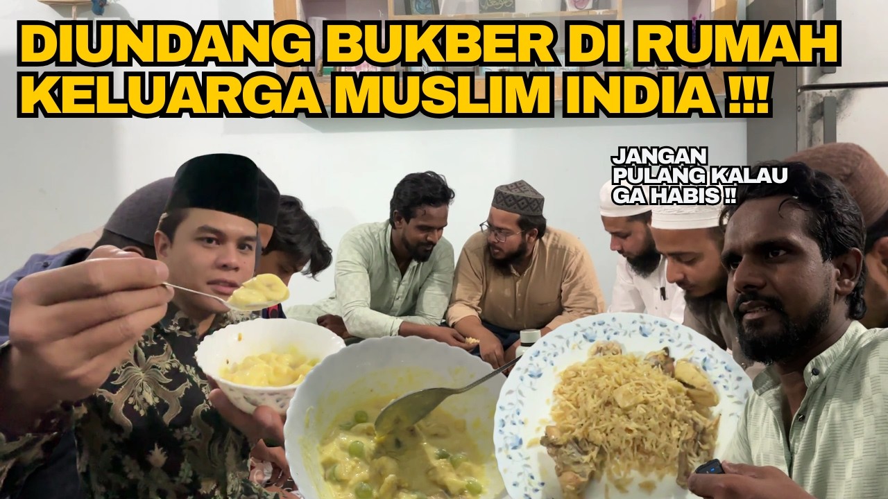 BEGINILAH SUASANA BUKBER DI RUMAH MUSLIM INDIA ‼️DI REFILL BERKALI2 GA BOLEH PULANG KALAU GA HABIS‼️