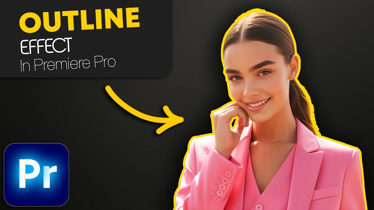 How To Add An OUTLINE Effect In Premiere Pro - YouTube