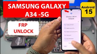 Samsung Galaxy A34 -5g Frp Unlock Android 15 - By Easy Jtag Plus