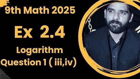 9th Class Math (New Book ) | Exercise 2.4 – Q1 ( Part iii & iv) | Recharge Your Math Skills!