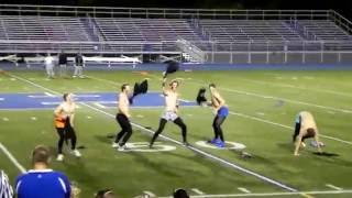 Hamilton High School Senior Powderpuff Half time show 2014