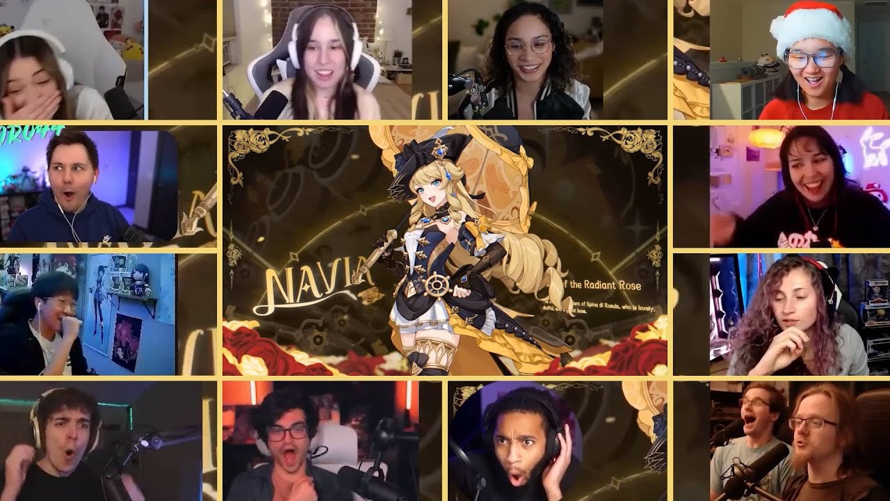 「Part-1」Character Demo - "Navia: Unofficial Operation" | Genshin Impact Reaction Mashup