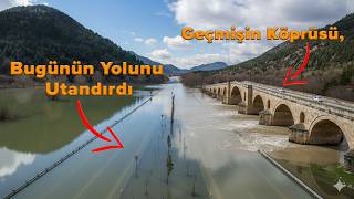 600 Yıllık Köprüde Taşkın Düşünülmüş, 3 Yıllık Otoyol Sular Altında