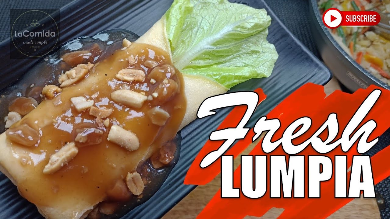 how-to-make-fresh-lumpia-lumpiang-sariwa-home-made-wrapper-youtube