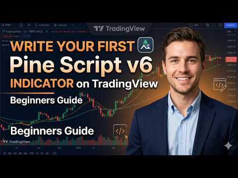 Write Your First Pine Script v6 Indicator on TradingView | Beginners Guide [Free]