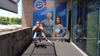 SIde step squat pulse