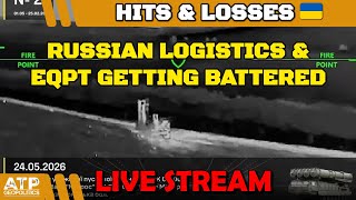Russian Logistics Getting Hammered - Hits & Losses LIVE STREAM | Ukraine War News Update 20260525