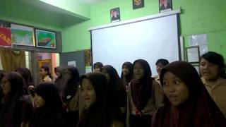 Lagu dua suara |Lagu Mars SMP 26 Negeri Jakarta| proses latihan sebelum tampil.