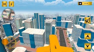 Flying Schoolbus Driving: Bus Driving Games - Android Gameplay screenshot 5