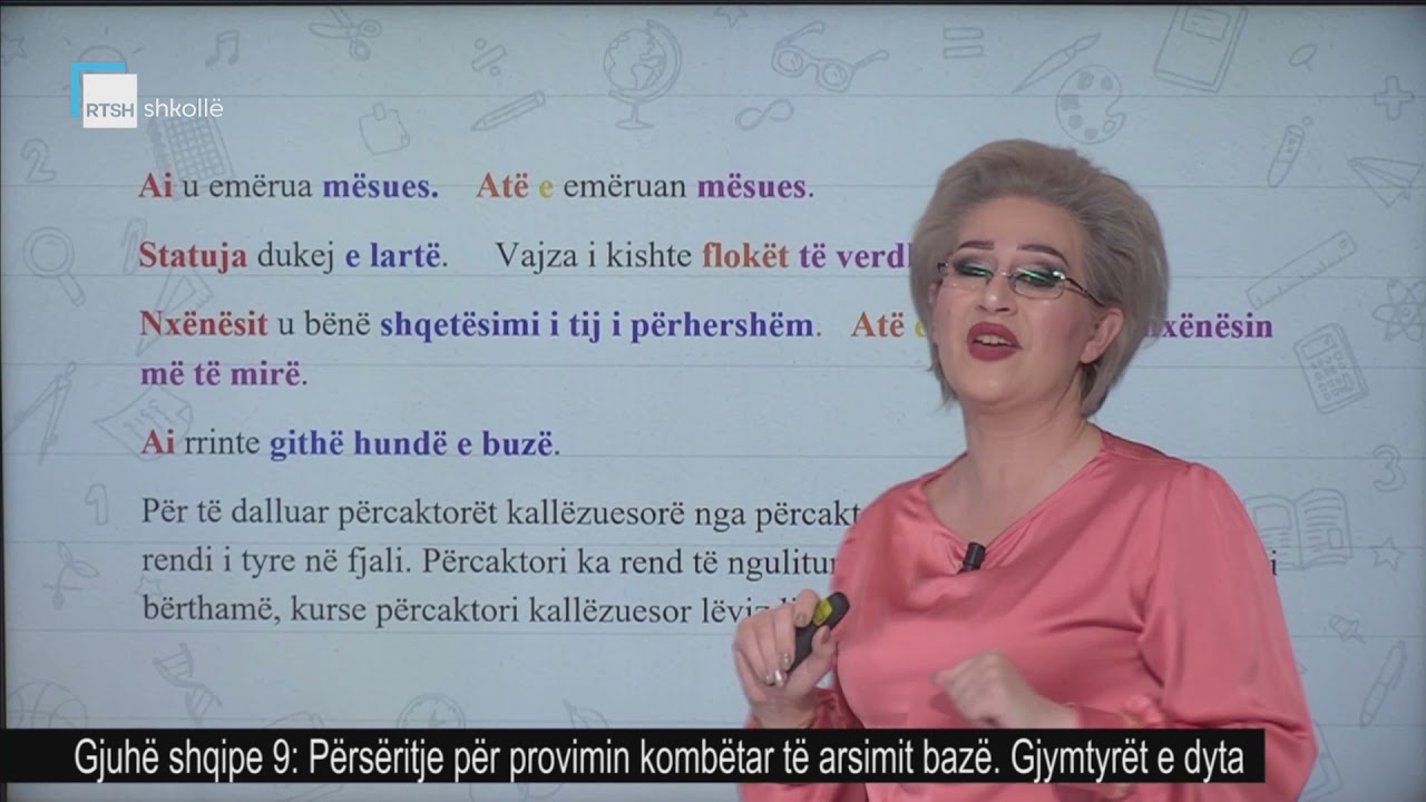 Gjuhë shqipe 9 - Përsëritje për provimin kombëtar të arsimit bazë. Gjymtyrët e dyta.