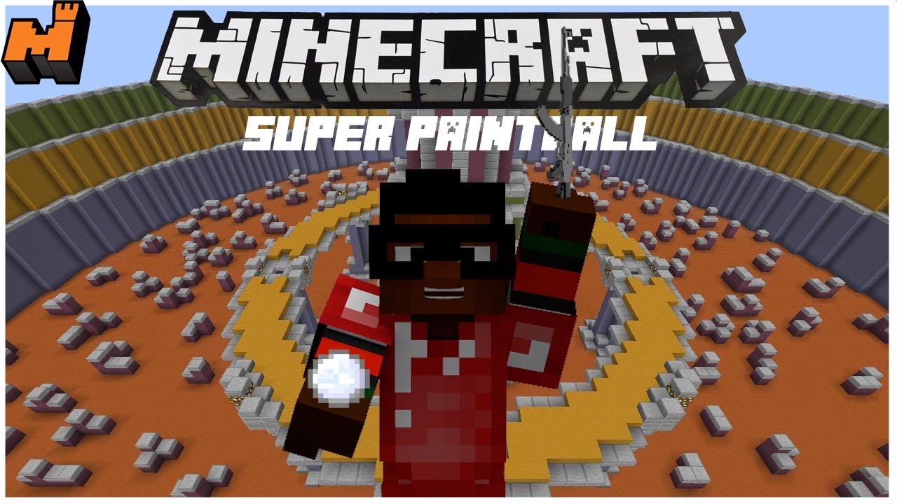Minecraft Minigames: Super Paintball - YouTube