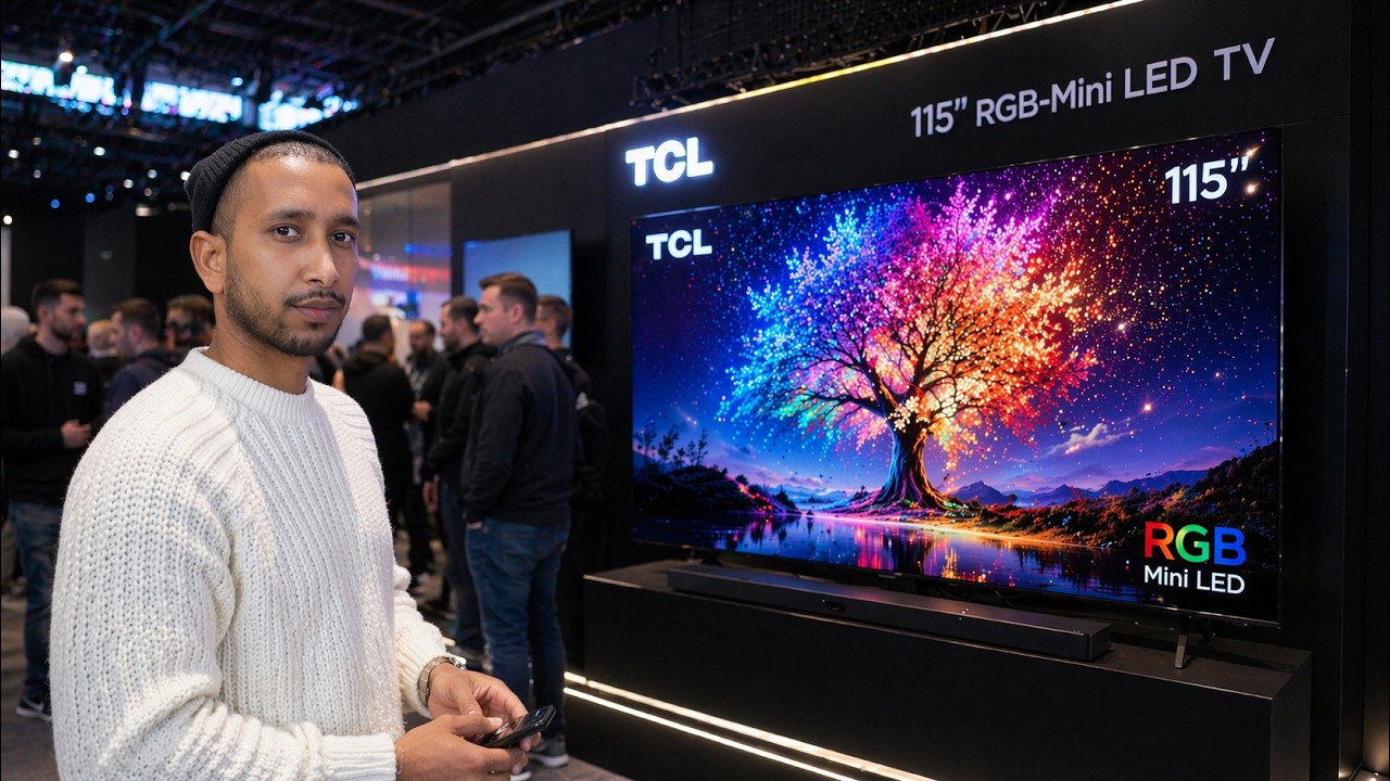 TCL Paris Event. TCL X11L, RGB RM9L, Q7D Pro, C8L, C7L, RayNeo Air