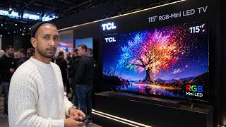 TCL Paris Event. TCL X11L, RGB RM9L, Q7D Pro, C8L, C7L, RayNeo Air 4 Pro, NXT tab, 57R94 monitor