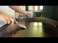 A little griddle cleaning trick.