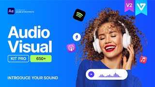 Audio Visual Kit V2 After Effects Audio Visualizer