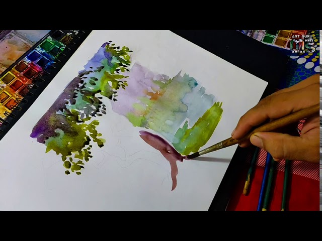 40 Easy Watercolor Painting Ideas For Beginners [2020 Updated] - Greenorc