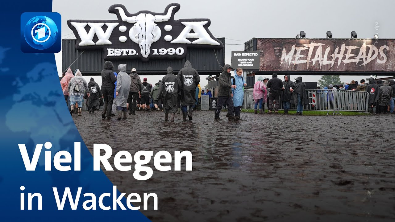 40 Liter Regen pro Quadratmeter in Wacken