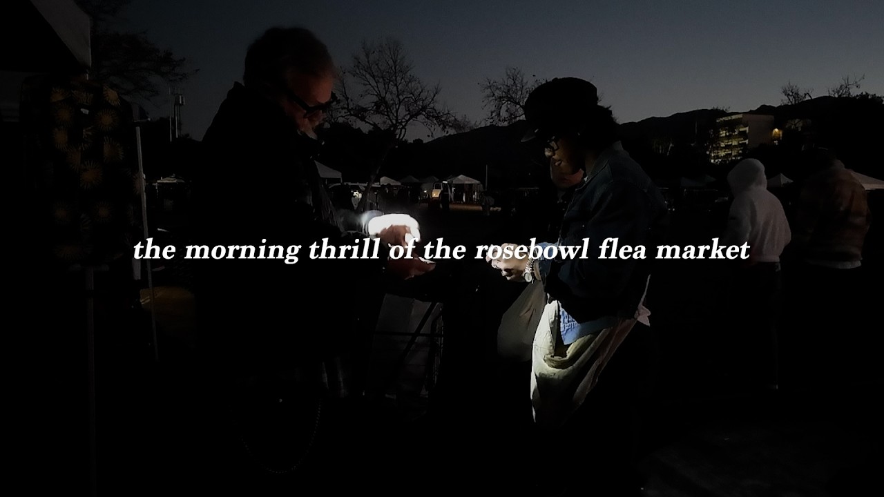 Утреннее волнение от торговли винтажными вещами на блошином рынке Роузбоул.