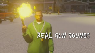 Real Gun Sounds Replacement - GTA SA DEFINITIVE EDITION