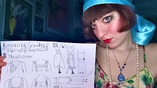 asmr ~ designing you an evening gown (it’s 1926) screenshot 3