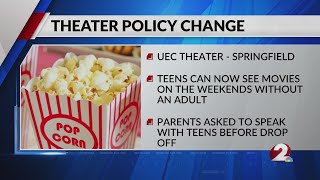 Springfield movie theater announces policy change