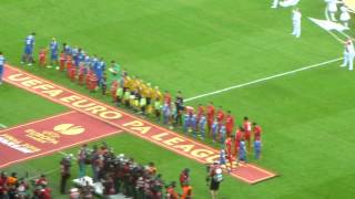 Europa League Final 2015: Dnipro V Sevilla, teams welcome