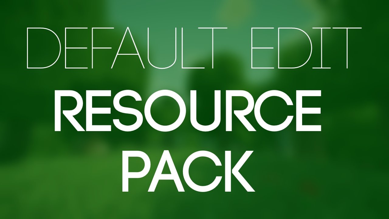 Minecraft PVP Resource Pack - Green Default Edit