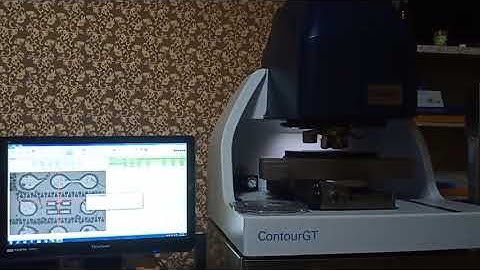 Bruker GTX Optical profiler wafer sample measurement demo