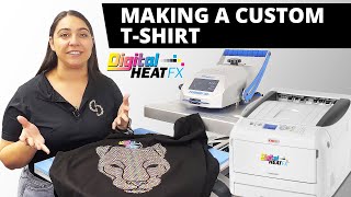 OKI pro8432WT White Toner Printer | Custom T-Shirt Transfers screenshot 2