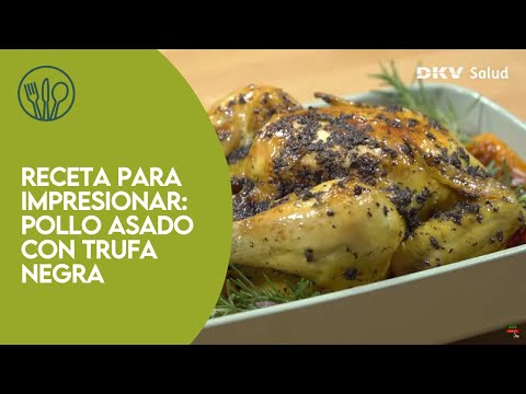 🍗Receta Navideña Gourmet facil y sencilla | Pollo asado con trufa negra con Auxy Ordñez