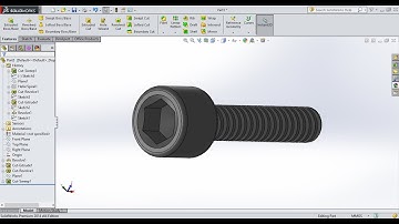 how to make a Allen Bolt in SOLIDWORKS