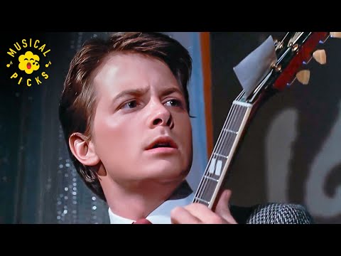 Marty plays “Earth Angel” at the Enchantment Under the Sea Dance | Back to the Future